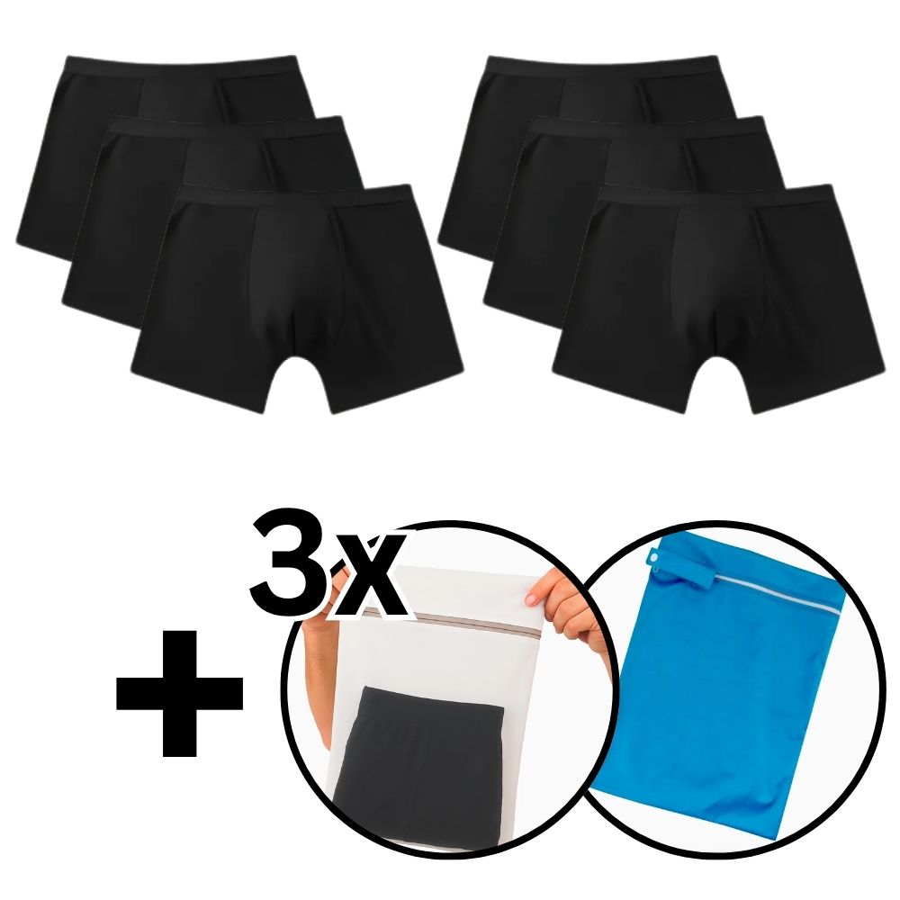 6x DryGuard™ + 3x Waschschutzbeutel + Wasserdichte Transporttasche