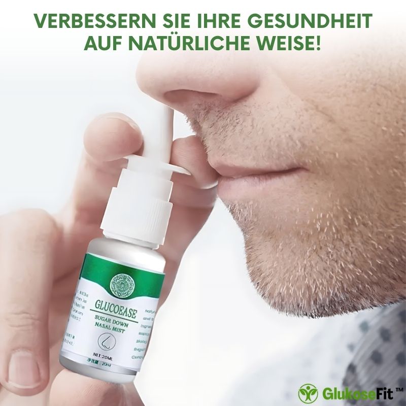 GlukoseFit™ Zucker-Reduzierendes Nasenspray | Schnell wirkende Blutzuckerkontrolle mit einem einfachen Spray!