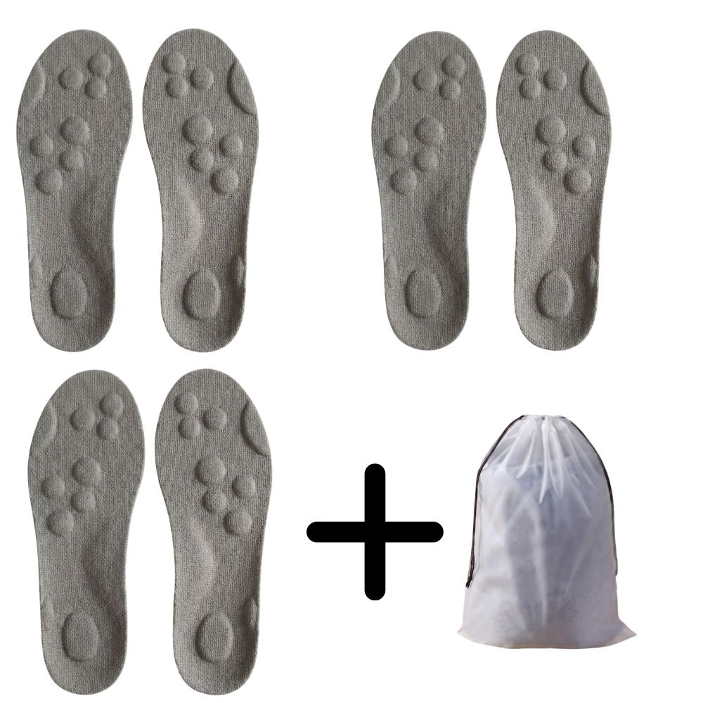 3x FootEase™ + Wasserdichte Schuh-Tasche