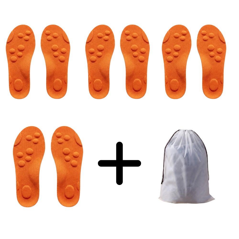 4x FootEase™ + Wasserdichte Schuh-Tasche