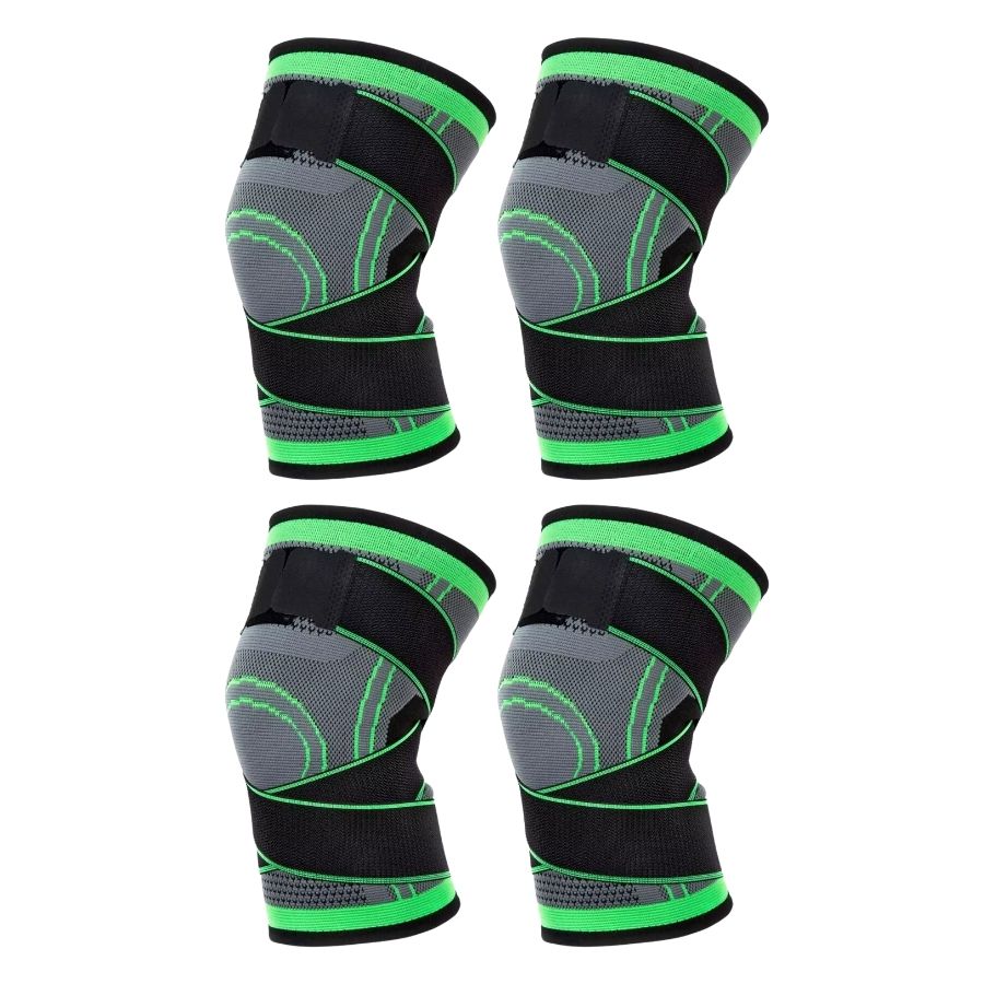 4 x Knie-Kompressionsmanschetten