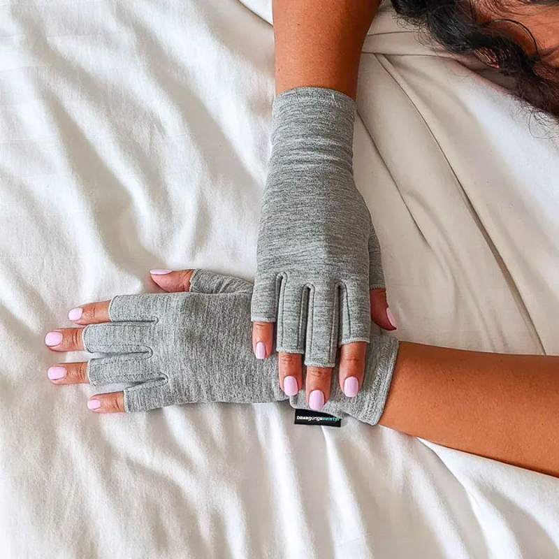 2x Premium Bambus Handschuhe