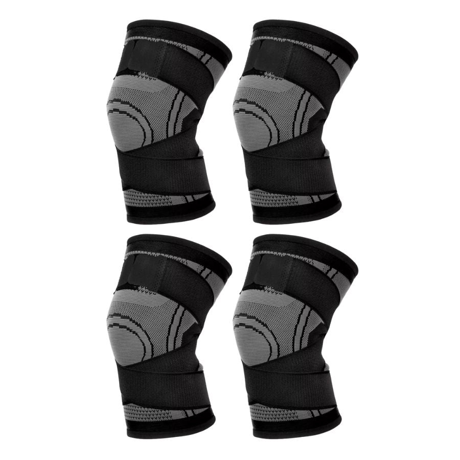 4 x Knie-Kompressionsmanschetten