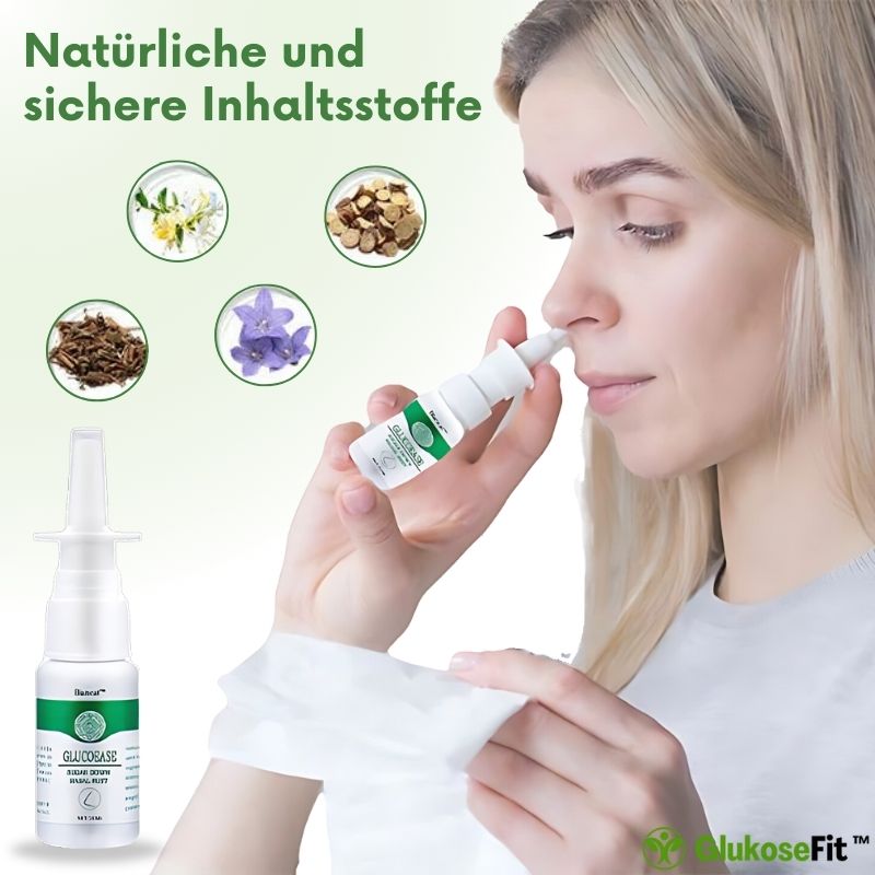GlukoseFit™ Zucker-Reduzierendes Nasenspray | Schnell wirkende Blutzuckerkontrolle mit einem einfachen Spray!