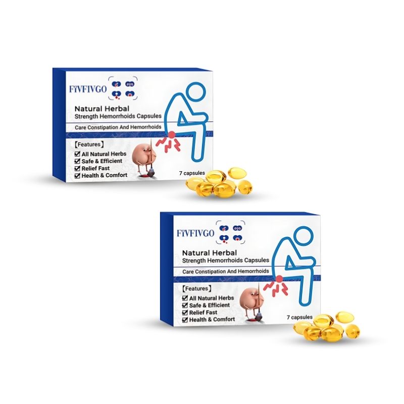Natürliche Kräuterstarke Hämorrhoiden-Kapseln