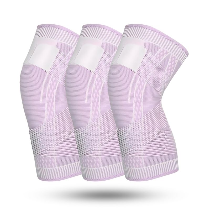 3x Knie-Kompressionsbandage